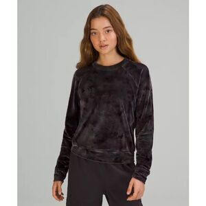 Lululemon Purple Velour sweater pullover size 4